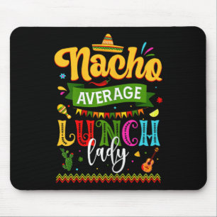 Tapis De Souris Nacho Moyenne Déjeuner Lady Cinco De Mayo Fiesta F