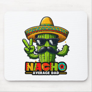 Tapis De Souris Nacho Moyenne Papa Cinco De Mayo Père Mexicain Cac