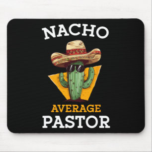 Tapis De Souris Nacho Moyenne Pasteur Prédicateur Religieux Leader