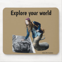 Naga Explorer World Travel Imaginaire Art Souris P