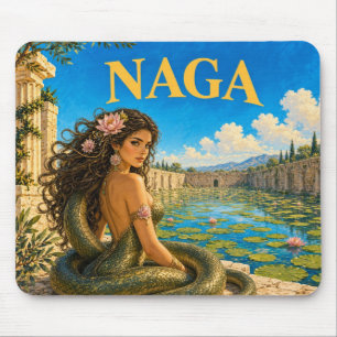 Tapis De Souris Naga, Monstre de Fantasy Gothique