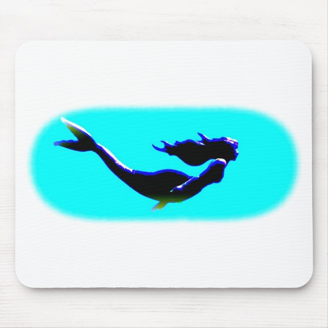 Tapis De Souris nage sous-marine de sirène (Devant)