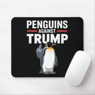 Tapis De Souris Nageoires de pingouin levées résistent aux pingoui