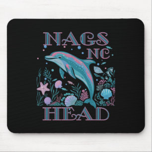 Tapis De Souris Nags Head Nc Amateur de dauphins Souvenir de plage