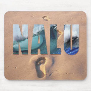 Tapis De Souris "Nalu" hawaïen (surf) Mousepad