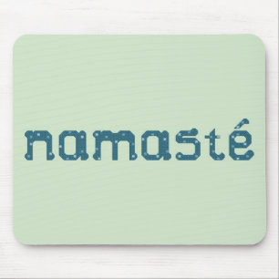 Tapis De Souris Namaste Teal Mousepad