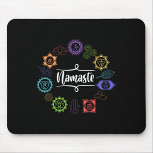 Tapis De Souris Namaste Yoga Méditation Calme Âme Et Corps Yoga Te