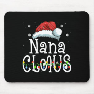 Tapis De Souris Nana Claus Pajama de Noël Famille Correspondant No