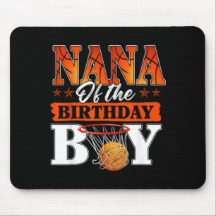 Tapis De Souris Nana de baseball du garçon d'anniversaire de la fa