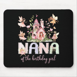 Tapis De Souris Nana de la famille magique de la fée de la fille d