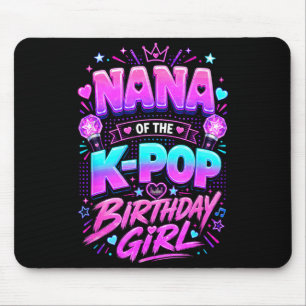 Tapis De Souris Nana de la fille d'anniversaire K Pop Korean Pop