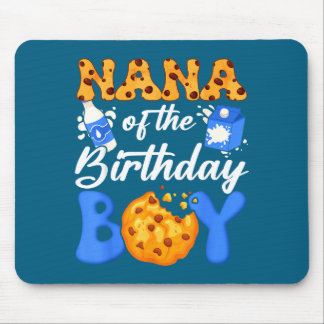 Tapis De Souris Nana du garçon de la fête du lait et des biscuits
