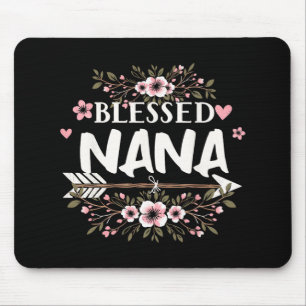 Tapis De Souris Nana Grandma Fleur de vie Fête des mères 2024 Femm