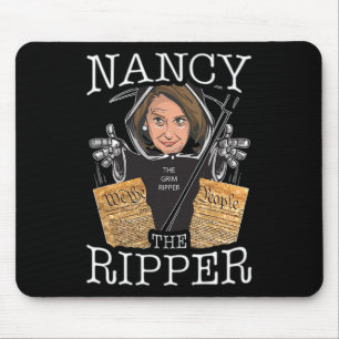 Tapis De Souris Nancy la dépeceuse Pelosi déchire la Constitution