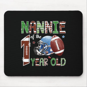 Tapis De Souris Nannie du footballeur de 1 an 1ère année Down Bi