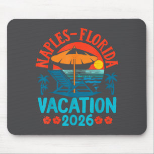 Tapis De Souris Naples Floride 2026 Vacances de Famille Plage Été