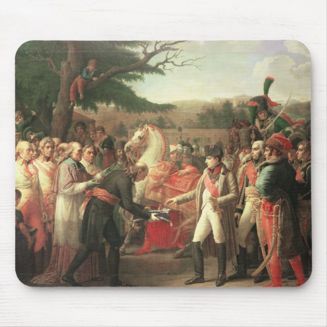 Tapis De Souris Napoleon Bonaparte recevant les clés (Devant)