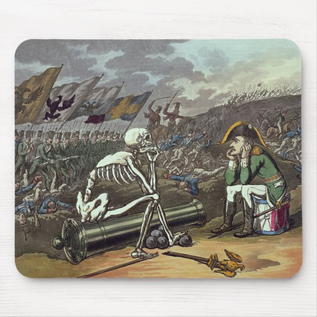 Tapis De Souris Napoléon et squelette, 18ème (Devant)