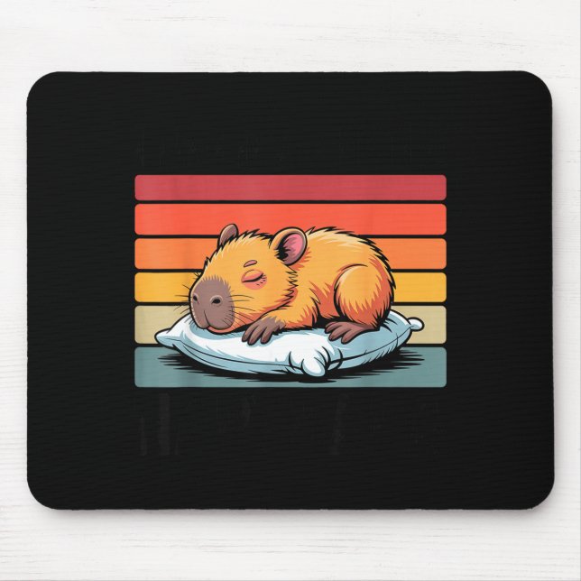 Tapis De Souris Napybara For Men Women Cute Capybara Sleeng Nap Lo (Devant)
