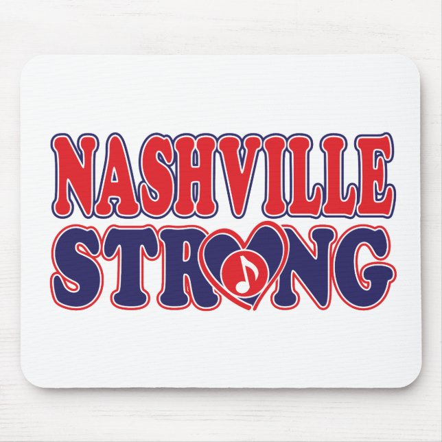 Tapis De Souris Nashville-Strong-Music-Note (Devant)