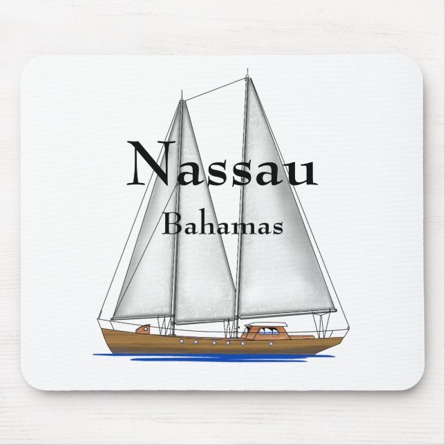 Tapis De Souris Nassau Bahamas (Devant)