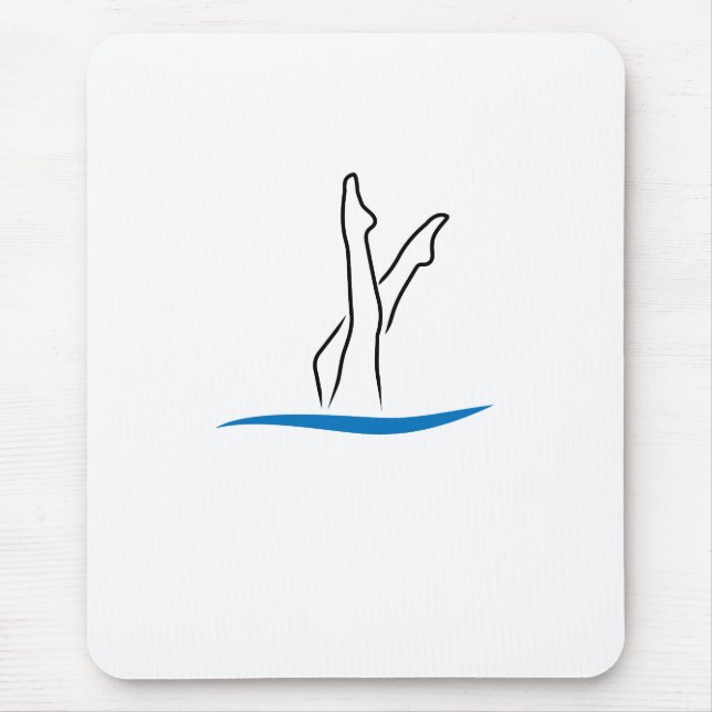 Tapis De Souris Natation synchro (Devant)