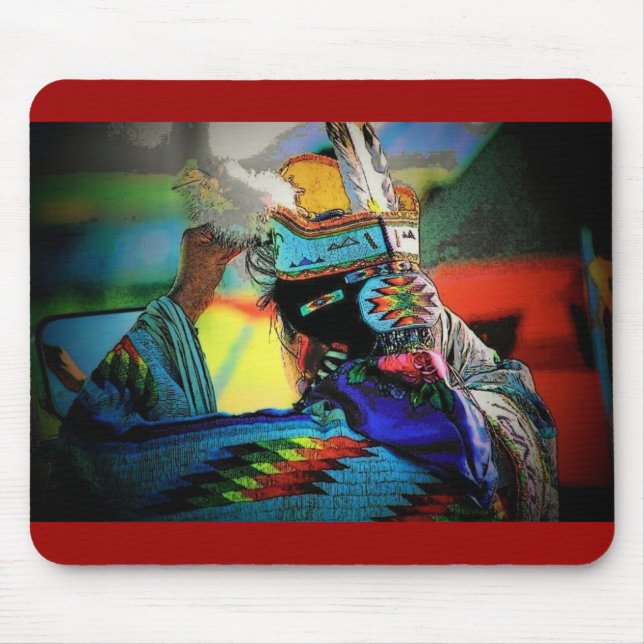 Tapis De Souris Natif américain Mousepad (Devant)