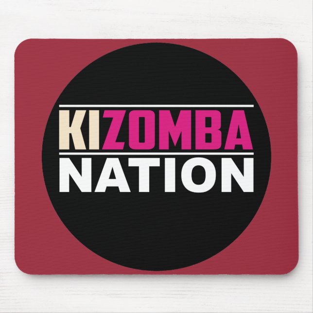 Tapis De Souris Nation de Kizomba (Devant)