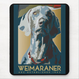 Tapis De Souris Nation de Wewimaraner : Weimaraner 1943