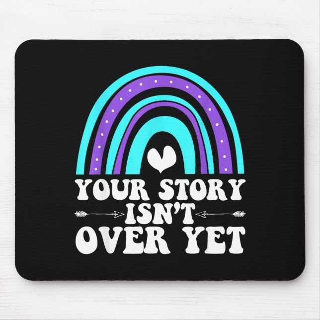 Tapis De Souris National prevention awareness month warrior  (Devant)