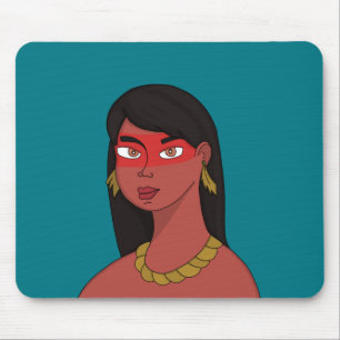 Tapis De Souris Native Woman