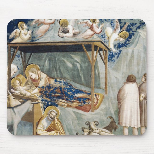 Tapis De Souris Nativité (par Giotto) (Devant)