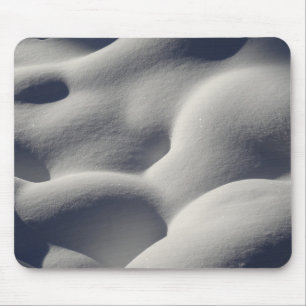 Tapis De Souris Nature Abstraite des monticules de neige mousseuse