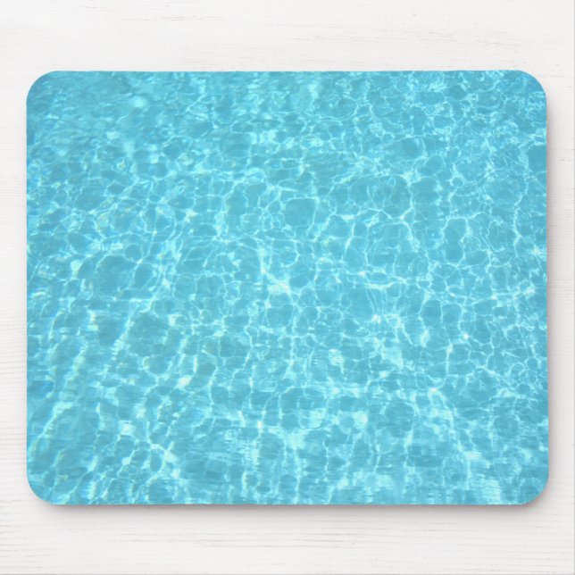Tapis De Souris Nature Blue Water Pool Aqua Elégant Modèle (Devant)