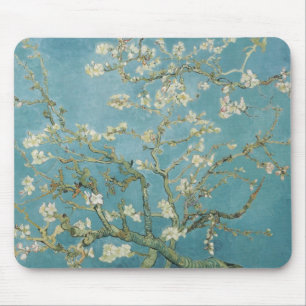 Tapis De Souris Nature de fleurs d'amande de branches de Gogh de