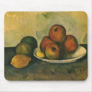 Tapis De Souris Nature morte aux pommes de Paul Cezanne