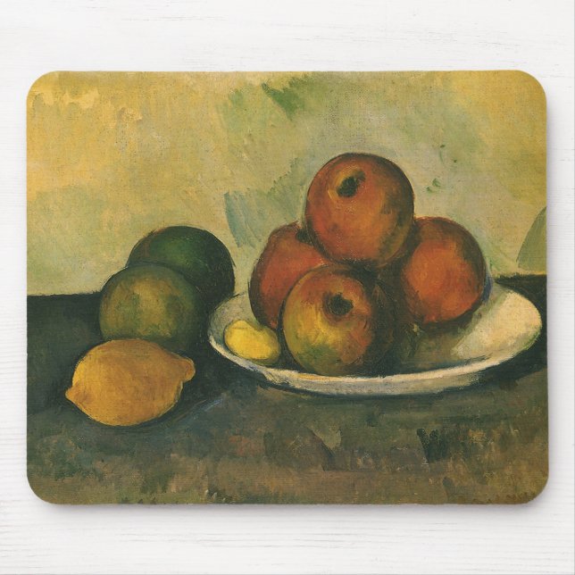 Tapis De Souris Nature morte aux pommes de Paul Cézanne (Devant)