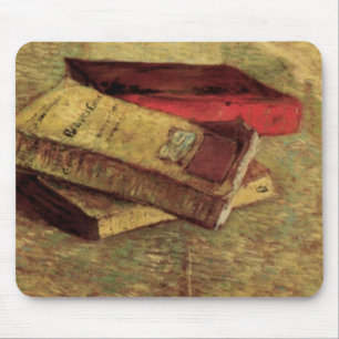 Tapis De Souris Nature morte avec trois livres par Vincent van Gog