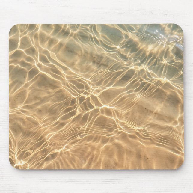 Tapis de souris Nature Reflets d'eau dorés (Devant)