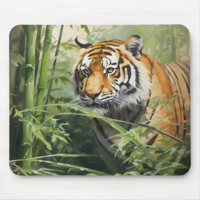 Tapis De Souris Nature Tiger Bamboo (Devant)