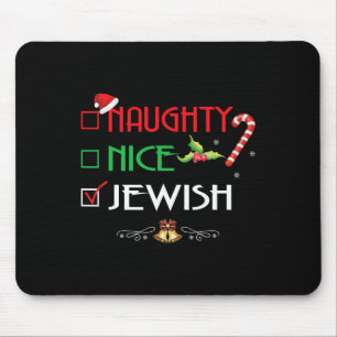 Tapis De Souris Naughty Nice Groupe Juif Correspondant Cadeaux de 