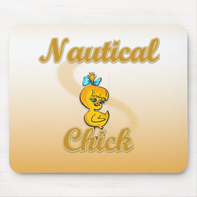 Tapis De Souris Nautical Chick (Devant)