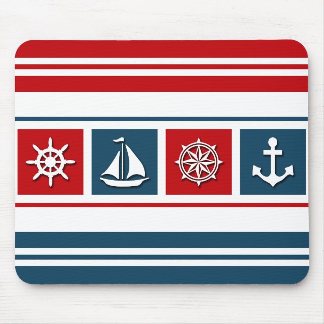 Tapis De Souris Nautical design (Devant)