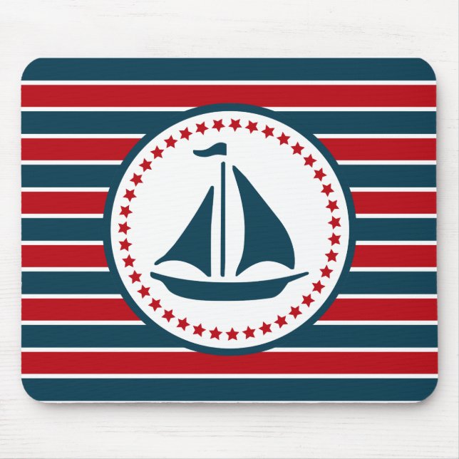 Tapis De Souris Nautical design (Devant)