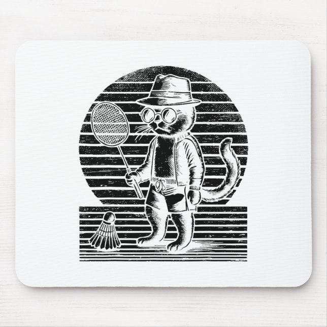 Tapis De Souris Navette Badminton Ninja (Devant)