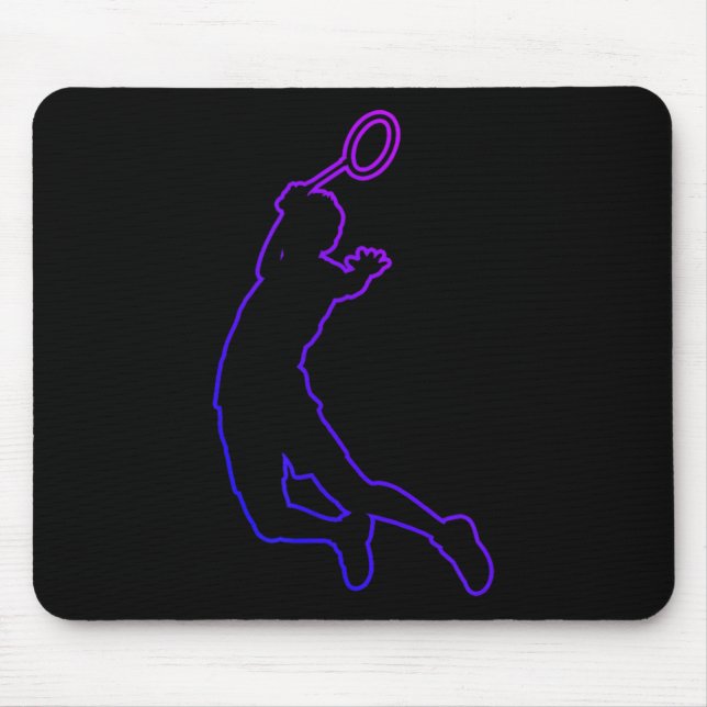Tapis De Souris Navette Femmes Hommes Squash Badminton  (Devant)