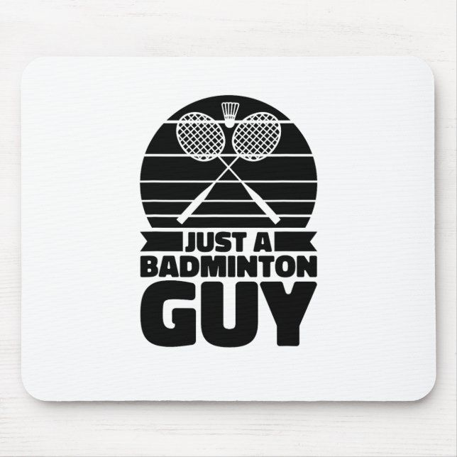 Tapis De Souris Navette Racquet Court Racket - L'Équipe Juste Un B (Devant)