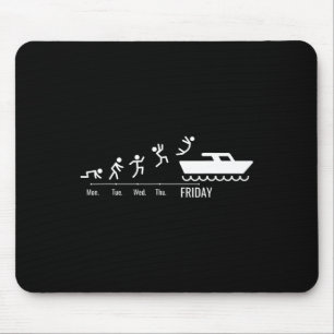Tapis De Souris Navigation Capitaine de bateaux Week-end Sport-nau