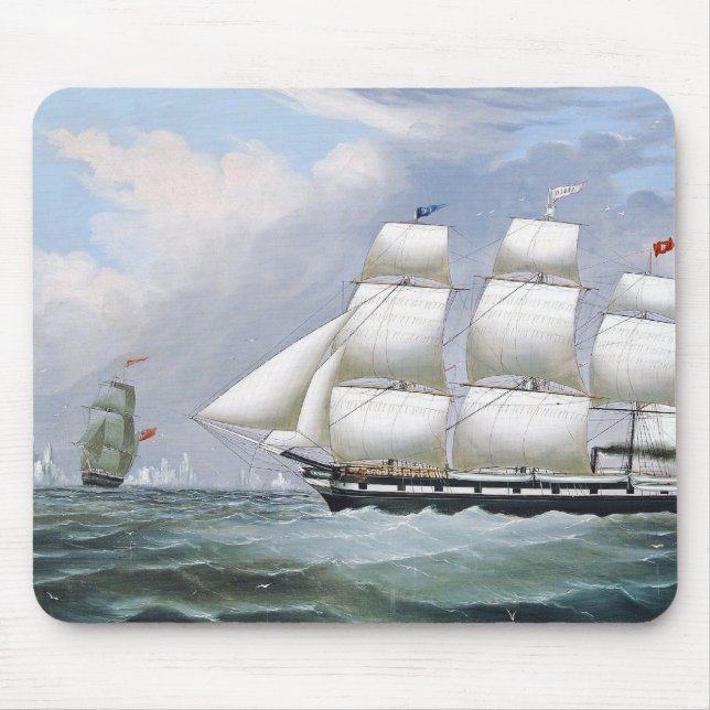 Tapis De Souris Navires baleiniers allemands Diana & Anne 1800 (Devant)