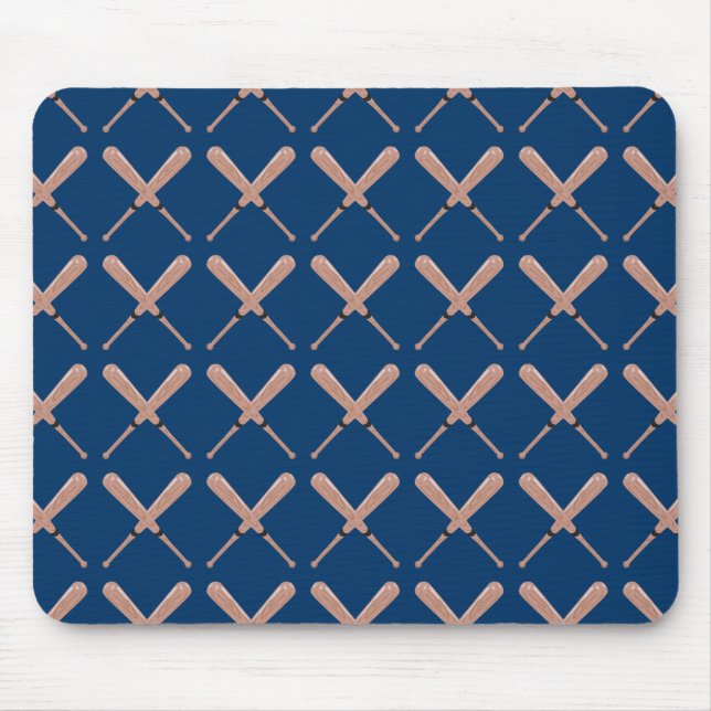 Tapis De Souris Navy Baseball Bat (Devant)